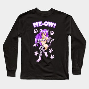 Me-Ow Catgirl Long Sleeve T-Shirt